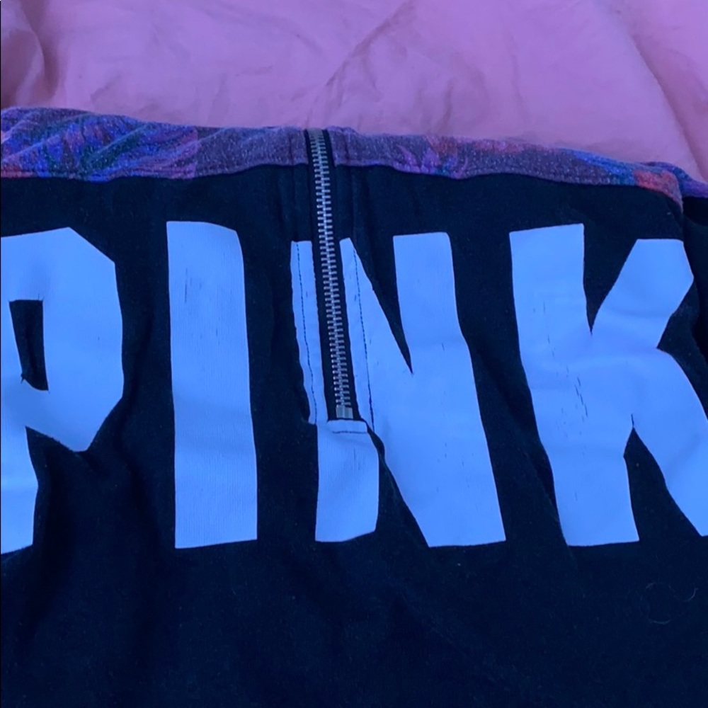 Pink quarter zip